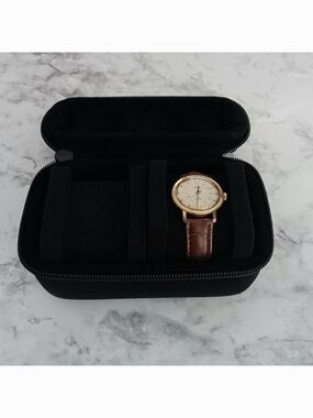 Vintage Men’s Caravelle by Bulova Watch – Working + Travel Case